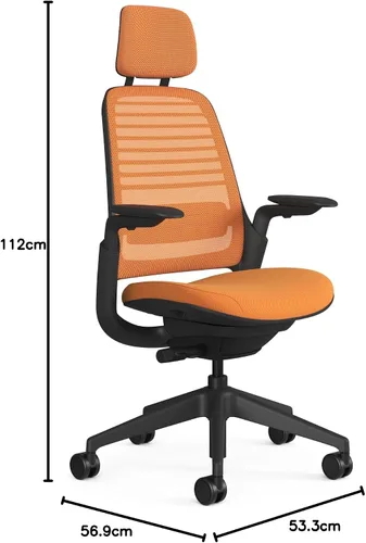 Vista 13 de Steelcase Series 1 Silla de Oficina de Trabajo, Canary
