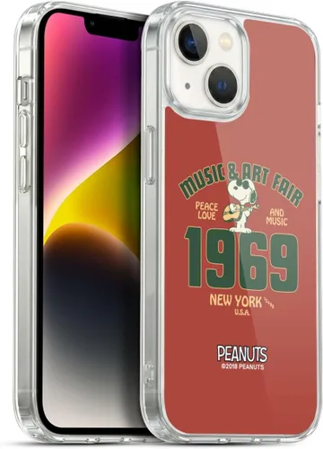 Vista 94 de Head Case Designs Funda de gel suave con licencia oficial de Peanuts Freak Flag Fly Woodstock 50th compatible con Apple iPhone 7 Plus/iPhone 8 Plus