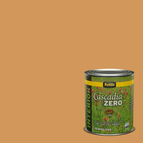 Vista 146 de Rodda Paint CASCADIA ZERO - Pintura plana e imprimación para interiores en uno, cuarto de galón, crema de ballet