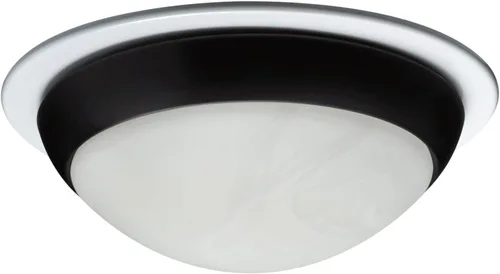 Vista 2 de Broan NuTone Roomside Series 80 CFM - Extractor decorativo tradicional para baños, ventilador de baño con luz, negro mate
