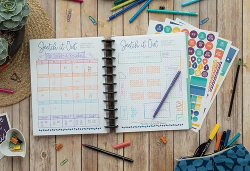 Vista 10 de UCreate Kit de planificador personalizable para profesores, 8.5 x 11 pulgadas, 157 piezas (P1000128)