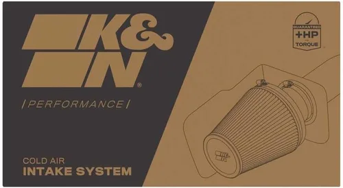 Vista 2 de K&N Sistema de admisión de aire frío: Filtro de aire de alto flujo, aumenta el rendimiento y los caballos de fuerza: Compatible con HYUNDAI Genesis