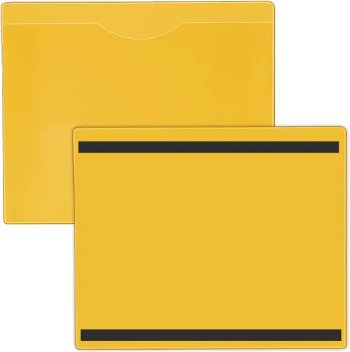 Vista 12 de StoreSMART FJ85STCM-5 - Archivador con parte trasera magnética, 5 unidades, plástico transparente, resistente, resistente
