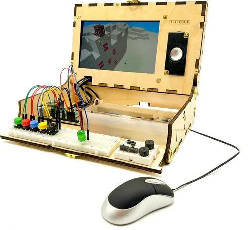 Vista 9 de Piper Kit de computadora: galardonado, aprendizaje STEAM, con Raspberry Pi, codificación de arrastrar y soltar, StoryMode, juegos, Python