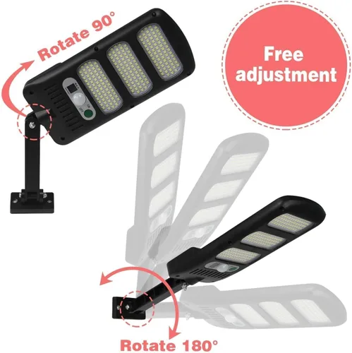 Vista 15 de SyouHome Paquete de 4 luces solares para exteriores, sensor de movimiento con control remoto, 3 modos, 2000 lm, 213 LED, luces solares