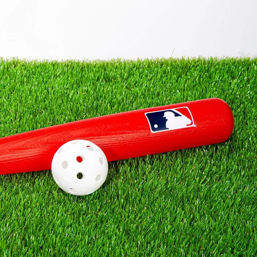 Vista 9 de Franklin Sports MLB Kids Baseball Bat and Ball Set - Lightweight 30" Youth Plastic Bat - Multiple Colors Rojo