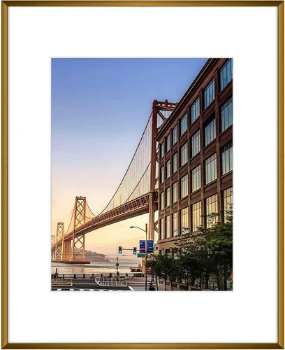 Vista 21 de Frametory, Portarretratos de aluminio negro de 6 x 8 pulgadas, juego de 1, ideal para mostrar fotos de 5 x 7 con paspartú o 6 x 8 sin paspartú