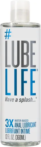 Vista 9 de LubeLife 3X Lubricante Anal – Lubricante a Base de Agua Extra Grueso para Hombres, Mujeres y Parejas – Lubricante Personal No Pegajoso, Compatible