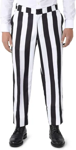 Vista 4 de SUITMEISTER Men's Premium Costume - Beetlejuice - Slim Fit Suit - Black and White