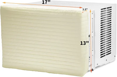 Vista 2 de Homydom Cubierta de aire acondicionado de ventana para interiores, cubiertas de CA para unidad de pared interior de 17 x 13 x 3.5 pulgadas