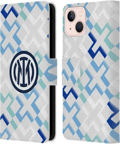 Vista 25 de Head Case Designs Officially Licensed Inter Milan Away 2025/26 Crest Kit Leather Wallet Case Compatible with Apple iPhone 11
