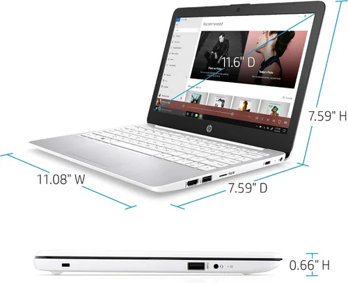 Vista 3 de Portátil HP Stream de 11 pulgadas, Intel Celeron