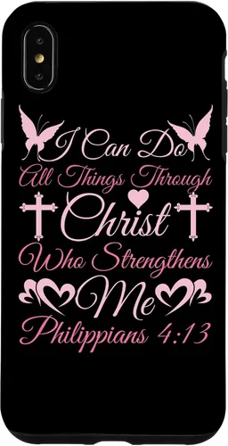 Vista 11 de Christian I Can Do All Things Through Christ Religious Case for iPhone 17