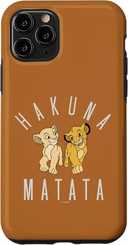 Vista 28 de Funda para iPhone 13 Pro Max Disney The Lion King Simba y Nala Hakuna Matata