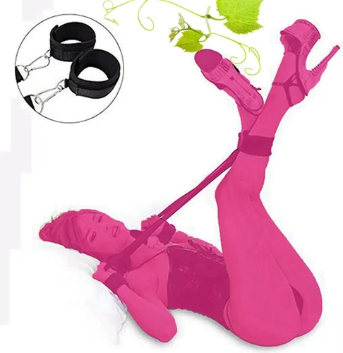 Vista 4 de Kit de sujeción de cama para parejas debajo de King para parejas adultas, kit de correas de amarre, juego resistente al sexo para mujeres adultas