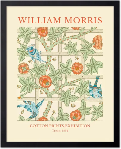 Vista 66 de Poster Master Impresión Vintage del Ladrón de Fresas - Póster Retro de William Morris - Arte de Patrón Floral - Regalo para Hombres y Mujeres