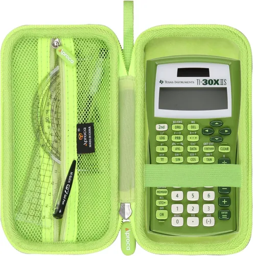 Vista 14 de Aproca Funda para calculadora compatible con calculadora científica Texas Instruments TI-30XIIS / TI-30X IIS 2-Line/Casio FX-991EX Fx-82es Plus Negro