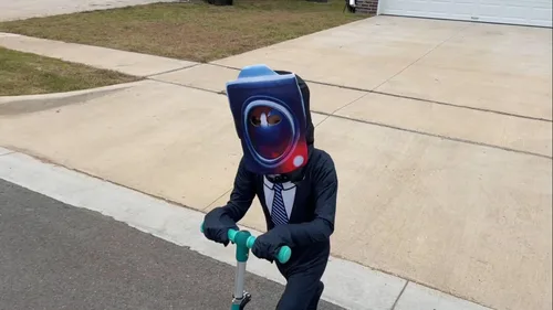 Vista 5 de Body de fiesta de cosplay para niños con diadema, traje de juego de dibujos animados para niños de 5 a 12 años