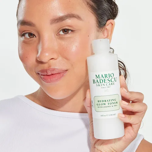 Vista 6 de Mario Badescu Tónico hidratante brillante con jojoba y PHA - Ilumina, rejuvenece y nutre para una piel luminosa - Fórmula de tóner facial y suero