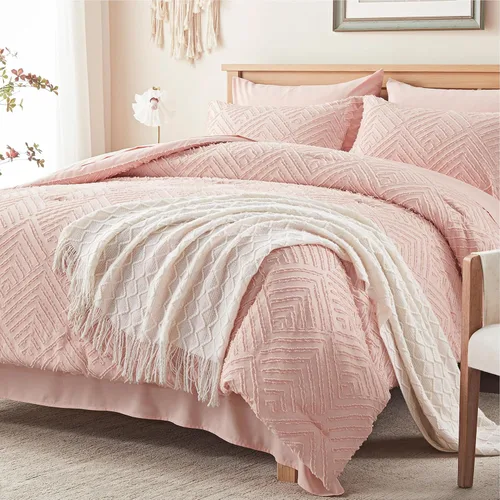 Vista 16 de Zzlpp Juego de edredón individual de 5 piezas, ropa de cama beige en una 01 - Beige