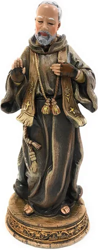 Vista 2 de Avalon Gallery Figurine Bellavista Old World Masters Collection - Estatua de resina, 6 pulgadas, Santa Teresa
