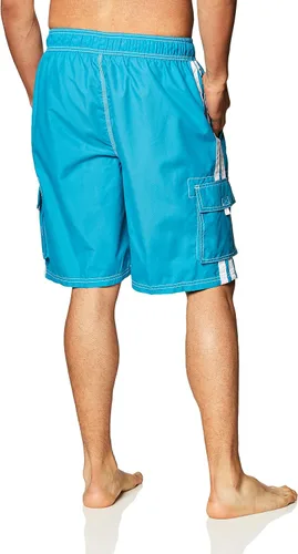 Vista 7 de Kanu Surf Men's Barracuda Swim Trunks (Regular & Extended Sizes)