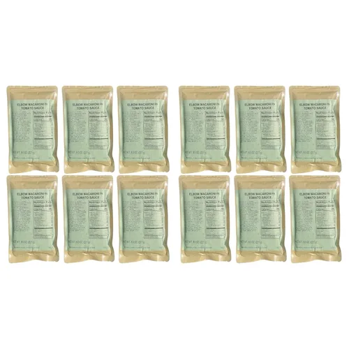 Vista 26 de MRE (comida lista para comer) Entree de una sola porción Comidas de emergencia Alimentos de supervivencia Dátiles frescos Larga vida útil