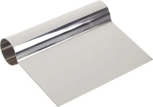 Vista 4 de Winco Raspador de Masa Winware de Acero Inoxidable con Mango de Plástico, 6 x 3 pulgadas, 1 Unidad (Paquete de 1)