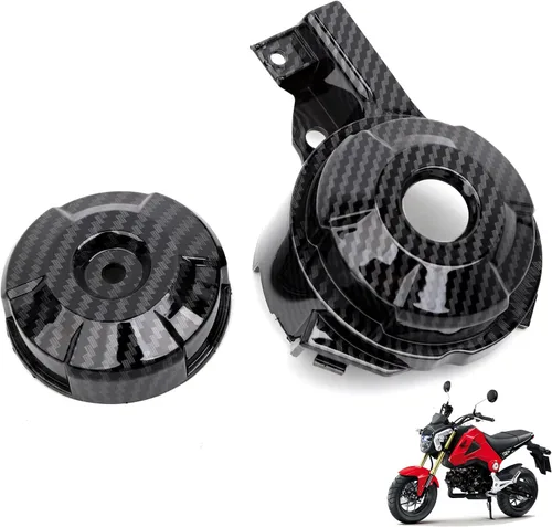 Vista 22 de Mokuo Cobertura de Faro Negro para Motocicleta Fit para Honda Grom Msx125 SF 2013-2016 Kit de Carenados Piezas