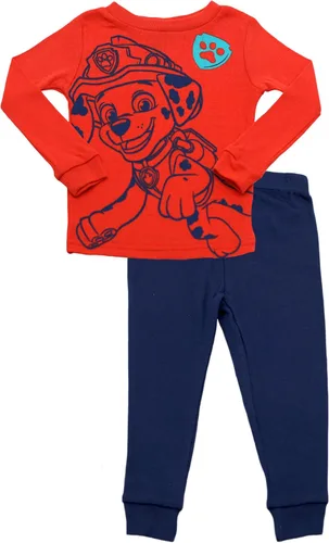 Vista 2 de Nickelodeon Paw Patrol Baby Shark Blue's Clues & You - Conjunto de pijama de algodón ajustado de 4 piezas