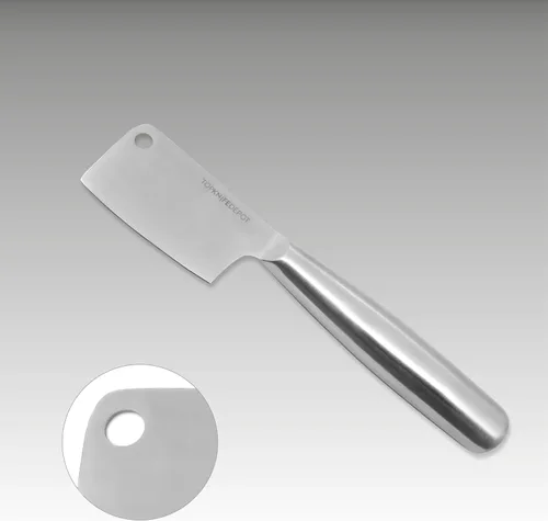 Vista 4 de TopKnife - Juego de 2 cuchillos de queso firme, caja magnética incluida