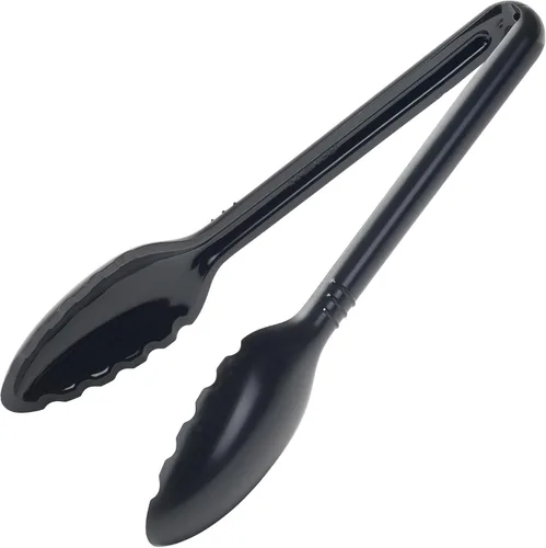 Vista 8 de Winco Pinzas para servir curvadas de grado comercial de 6 pulgadas, color negro
