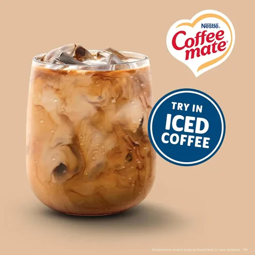 Vista 7 de Coffee Mate, Café líquido 0.375 oz, paquete surtido (4 sabores), 200 unidades Original, Café Mocha, vainilla francesa y avellana, porciones