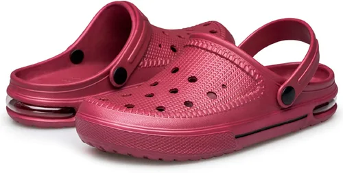 Vista 8 de SILLENORTH Zuecos unisex para jardín, zapatos de agua, zapatos de playa, sandalias con cojín de aire, ligeras, cómodas