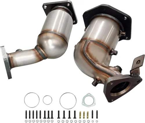 Vista 14 de Convertidor catalítico del colector delantero compatible con Nissan Sentra 2009-2016 1.8L/2.0L SULEV Emisiones S/SL/SR/SV (compatible con EPA)