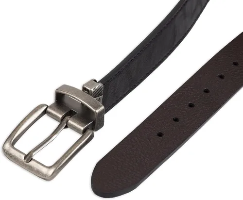 Vista 52 de Levi's Cinturón para niños grandes, cinturón reversible dos en uno informal apto para la escuela