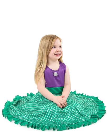 Vista 6 de Little Adventures Vestido de princesa sirena