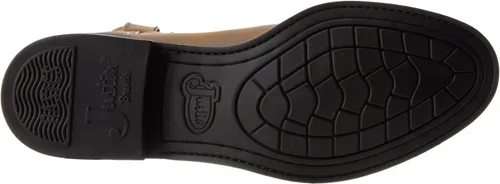 Vista 4 de Justin Boots Hombres Temple Redondo Toe Casual Botas Mid Calf - Negro