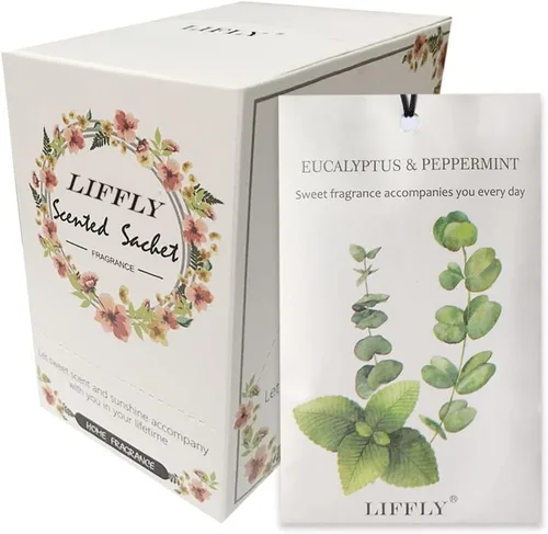Vista 12 de Paquete de 14 bolsas perfumadas para cajones y armarios, caja de regalo de 14 aromas
