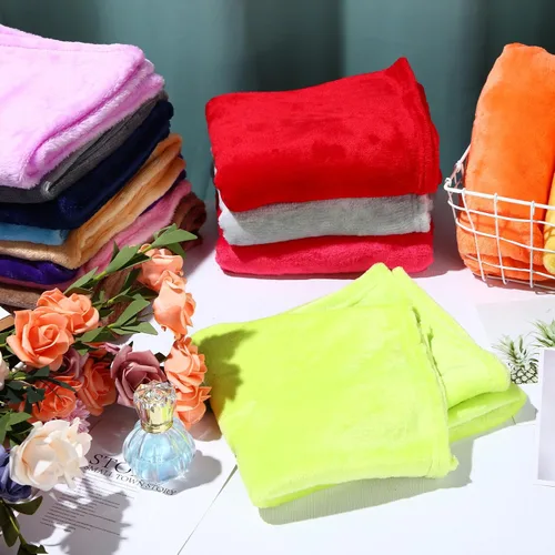 Vista 5 de Kinlop 16 mantas peludas para bebé, 39 x 27 pulgadas, suaves para niños, acogedora manta ligera y cálida, para primavera y verano, para bebés, niñas