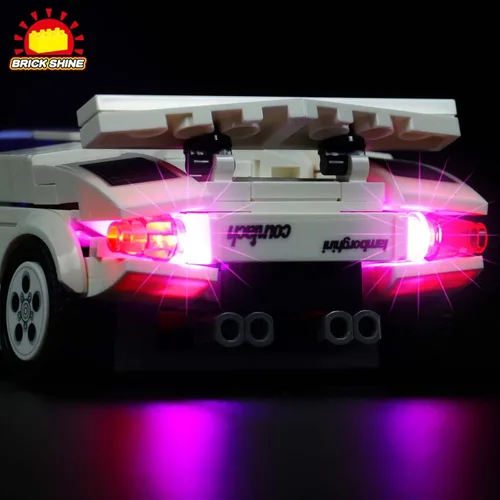 Vista 9 de Kit de luces GC para Lego® Speed Champions Lamborghini Countach 76908 (Lego Set no incluido) (Classic)