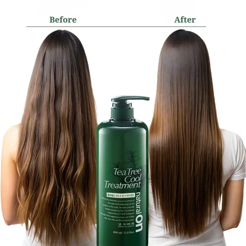 Vista 5 de Daeng Gi Meo Ri Tea Tree Cool Treatment Acondicionador refrescante para el cuero cabelludo con árbol de té y menta Hidratación profunda, suaviza