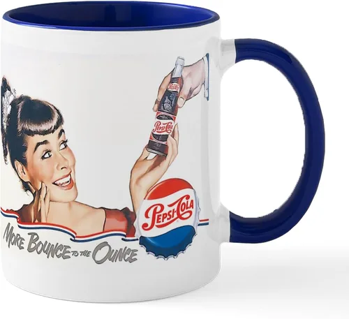 Vista 45 de CafePress Catch That Pepsi Spirit - Taza de café de cerámica (11.0 fl oz)