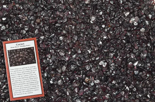 Vista 35 de Fantasia Materiales: 1 libra de piedras de tamaño de chip de aguamarina pulida con tarjeta de identificación