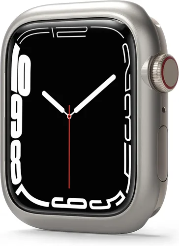 Vista 10 de Ringke Estilo de bisel [elegante marco de acero inoxidable] compatible con Apple Watch Series 9, 8, 7 funda (1.61 pulgadas), protector antiarañazos