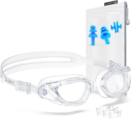 Vista 8 de Gafas de natación W2 para adultos, hombres y mujeres, protección UV antivaho sin fugas