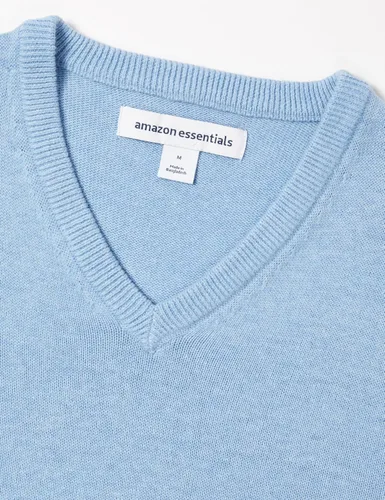 Vista 10 de Tienda Essentials Suéter con cuello en V, para hombre