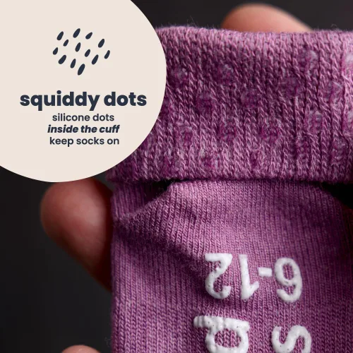 Vista 56 de squid socks Calcetines de viscosa de bambú 0-6M, 6-12M, 12-24M y 2T-3T Calcetines que se mantienen puestos