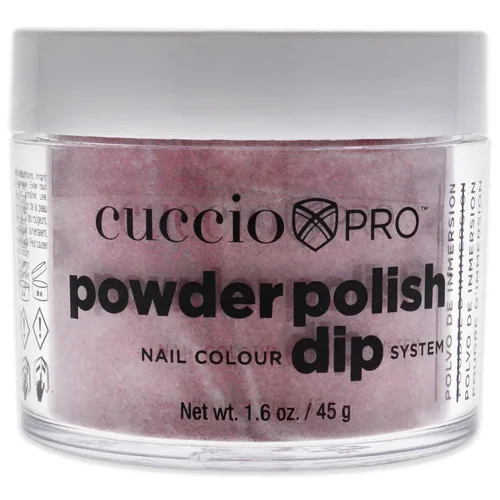 Vista 8 de Cuccio Esmalte de uñas en polvo de color, laca para manicura y pedicura, polvo altamente pigmentado que está finamente molido, acabado fuerte