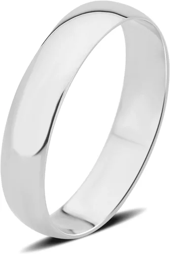 Vista 2 de DiamondMuse Alianza unisex, de 564 de pulgada a 516 de pulgada (2 mm - 8 mm), ajuste cómodo, anillo de boda de oro sólido de 10quilates, oro